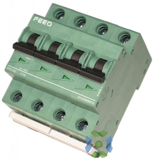 feeo fpv 63 4p 1000v 16a o‘zgarmas tok (dc) avtomatik o‘chirgichi