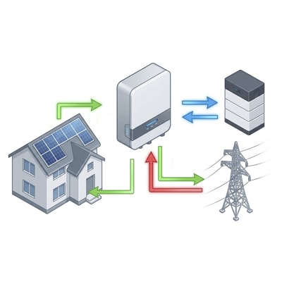 gibrid quyosh elektr stansiyasi