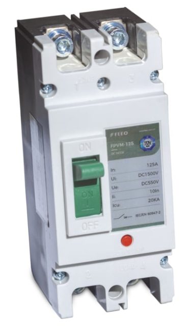 feeo fpvm 125 2p 550v/125a o‘zgarmas tok (dc) avtomatik o‘chirgichi
