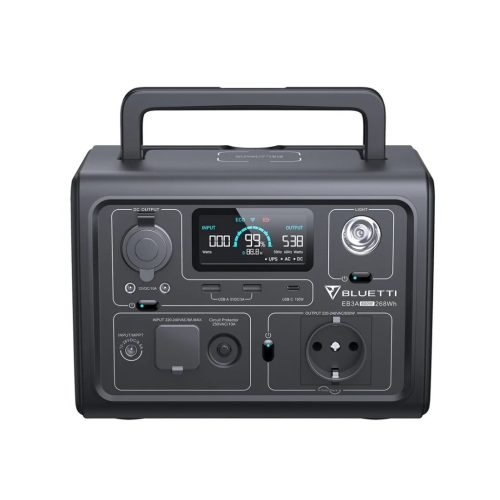 bluetti eb3a 600w 268wh uzluksiz quvvat manbai