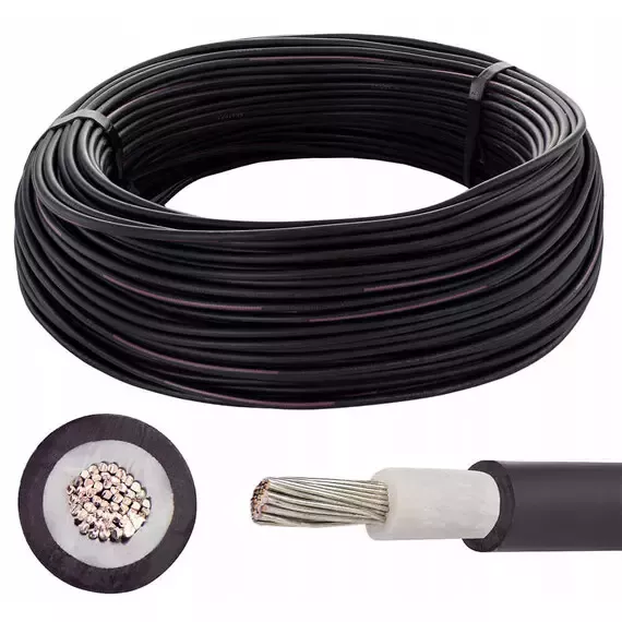 quyosh panellari uchun kabel 6 mm² (qora)